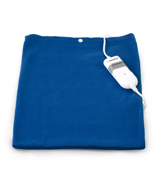 Perna electrica albastru Esperanza Cashmere cu telecomanda