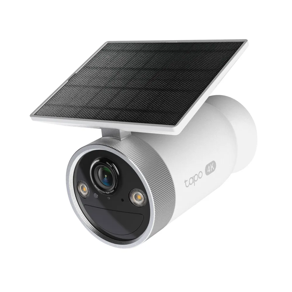 Cameră IP exterior TP-Link Tapo C465 cu panou solar negru