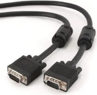 Cablu VGA Gembird 10 metri dublu ecranat premium negru