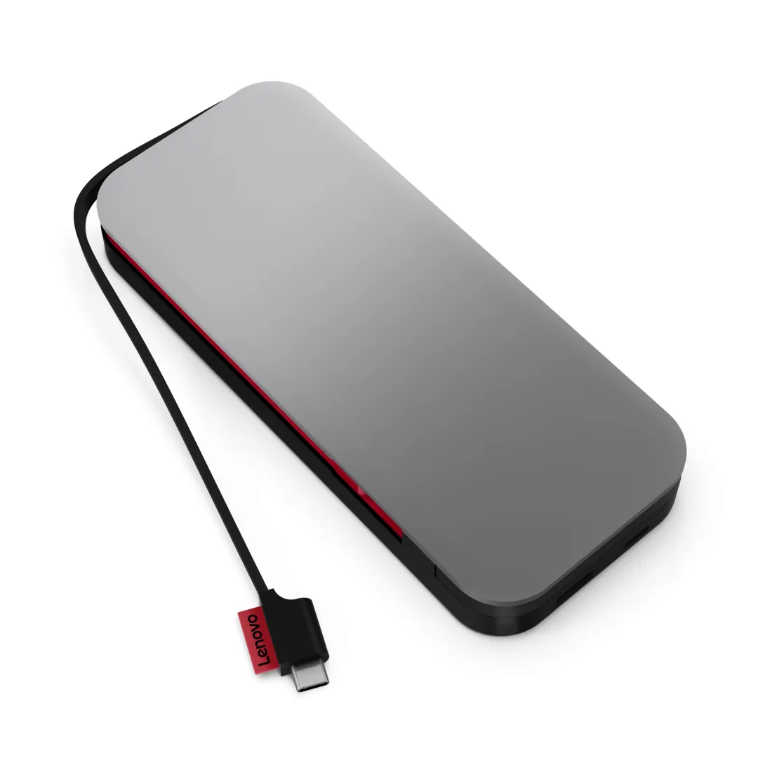 Baterie externă USB-C Lenovo Go 20000 mAh neagră