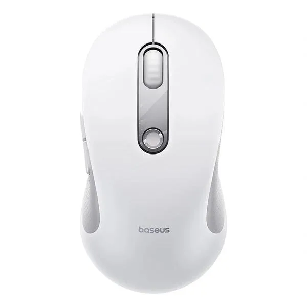 MOUSE Baseus F02 PC sau NB wireless, 2.4Ghz, optic, 800/ 1200/1600 dpi, click silentios, butoane/scroll 4/1, alb, "B0203302" (timbru verde 0.18 lei) - 6932172693404