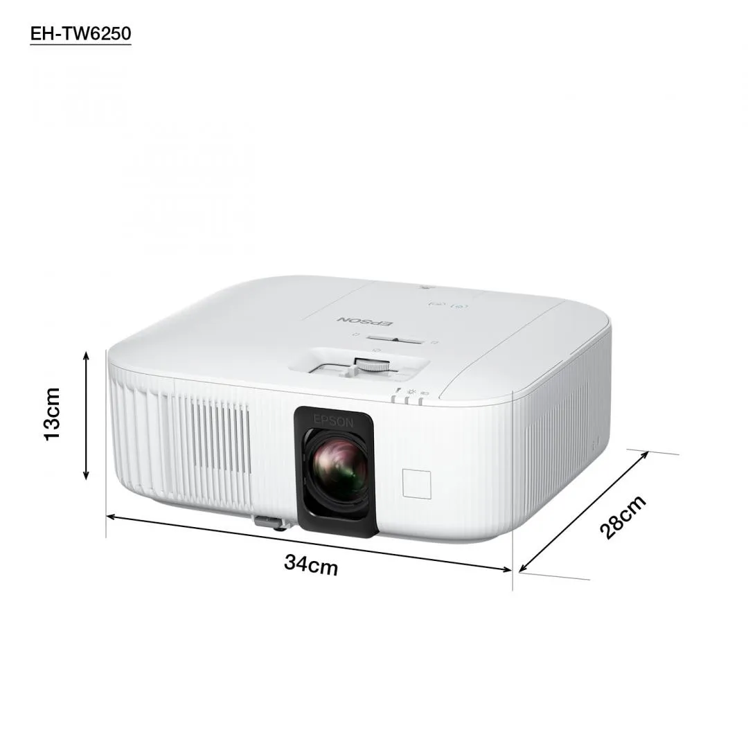 Videoproiector Epson EH-TW6250 4K UHD cu 2800 lumeni pentru home theater