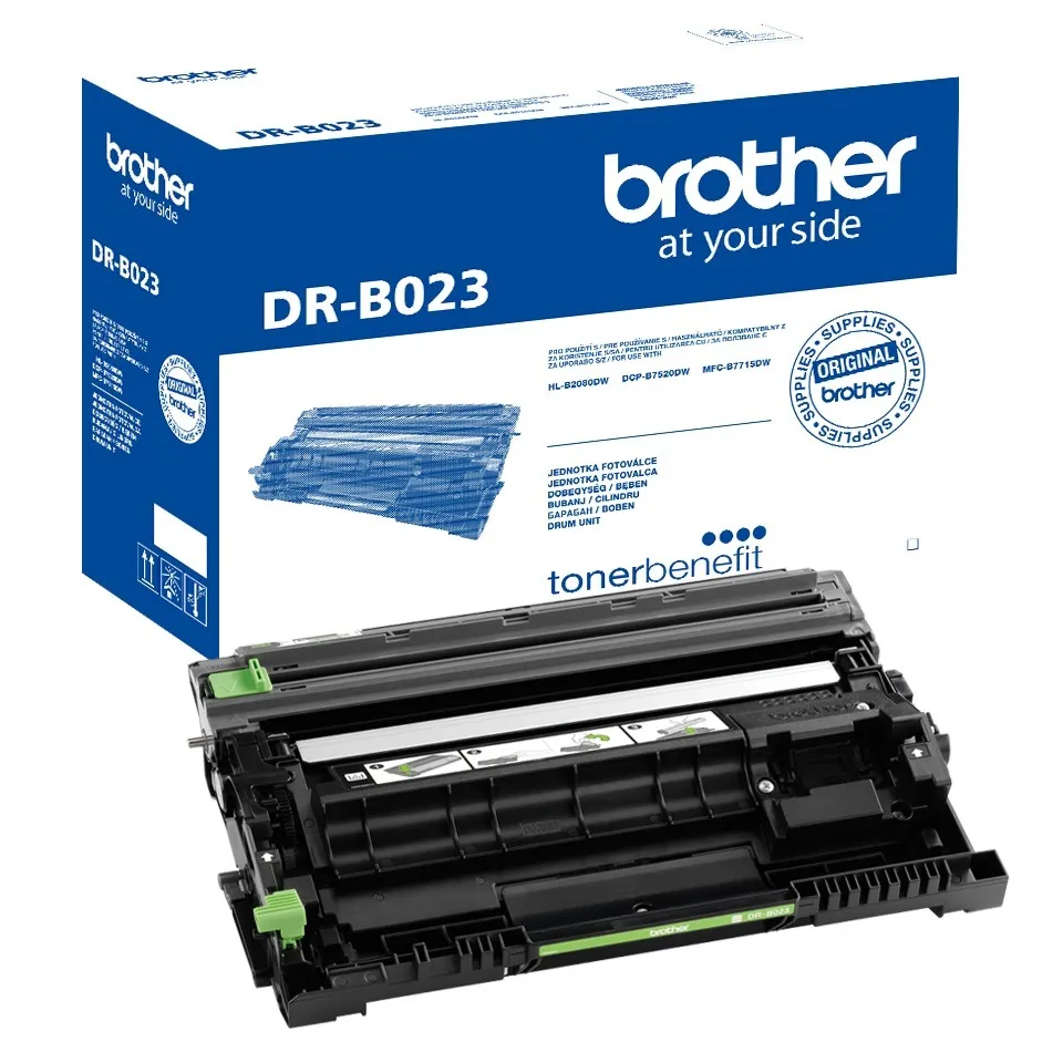 Tambur original Brother DRB023 negru pentru imprimante DCP-B7520 HL-B2080 MFC-B7715