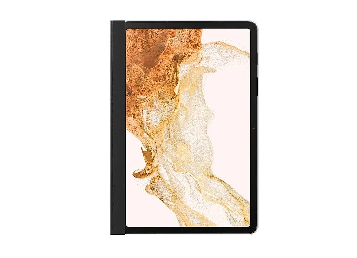 Husă Note View Samsung Galaxy Tab S8 negru cu suport vizionare