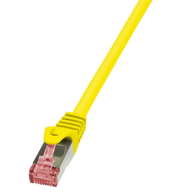 Cablu Patchcord Cat6 S/FTP Logilink 1m galben cu ecranare dublu