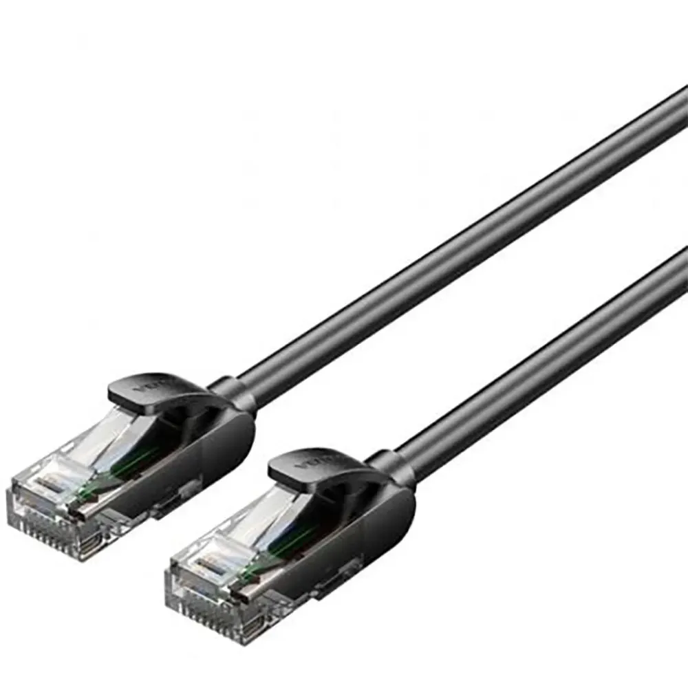 Cablu rețea UTP Vention Cat. 5e 1.5m cu conectori RJ-45 negru