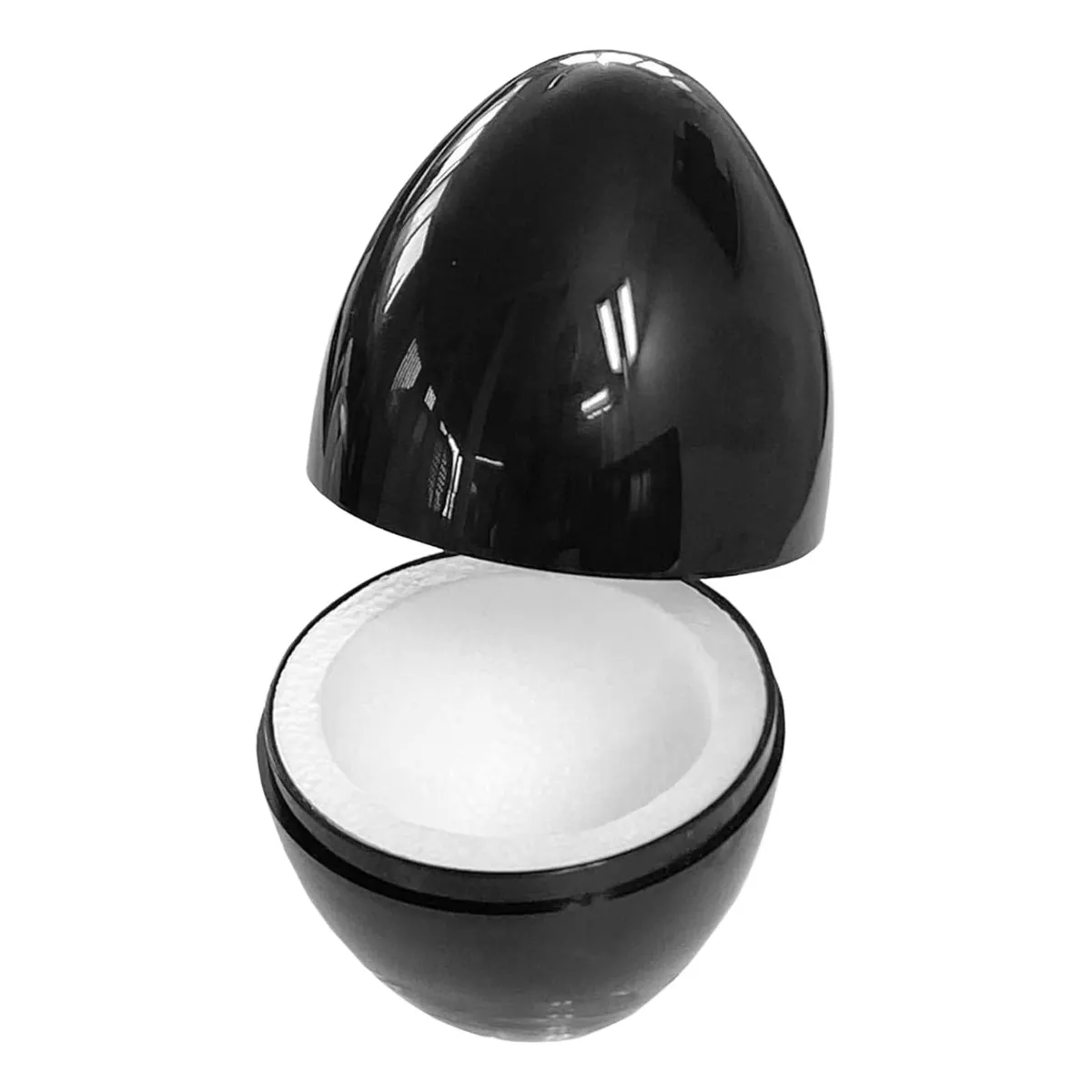 Set de 4 încălzitoare ouă termostat negru pentru mic dejun