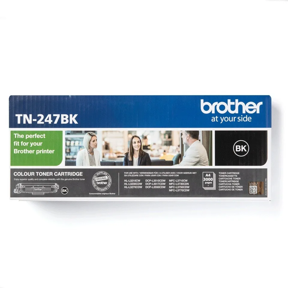 Toner original Brother TN247BK negru pentru imprimante HL-L3210 și DCP-L3510
