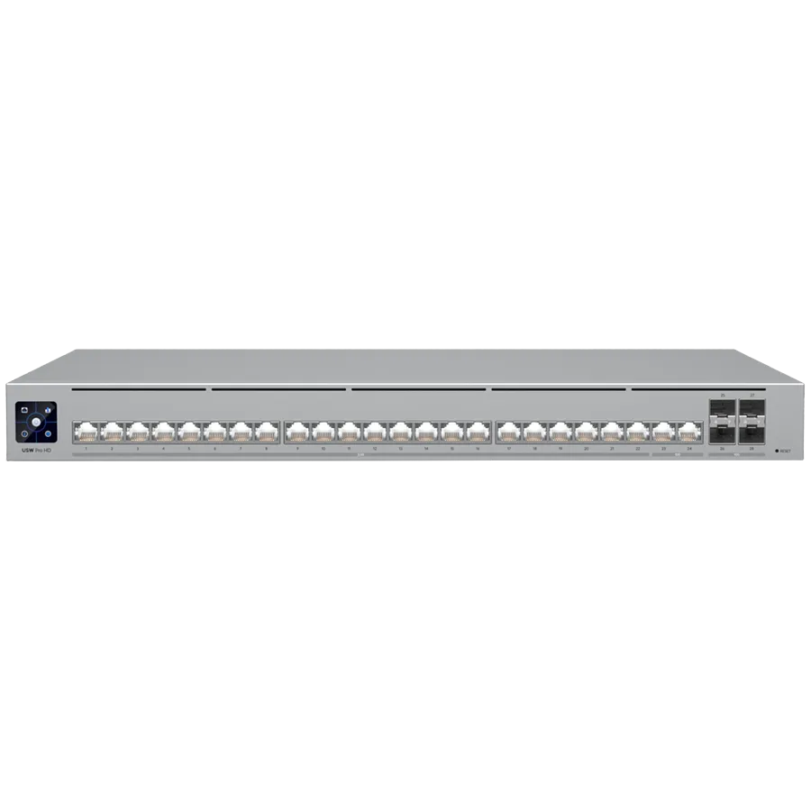 Switch administrat Ubiquiti UniFi Pro HD 24 porturi PoE negru