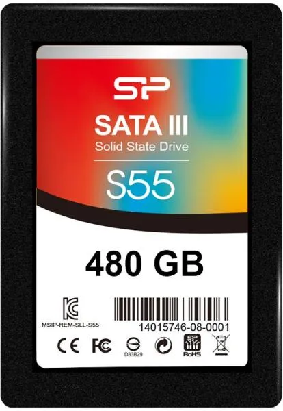 SSD Silicon Power Slim S55 480GB 2.5 inch SATA negru