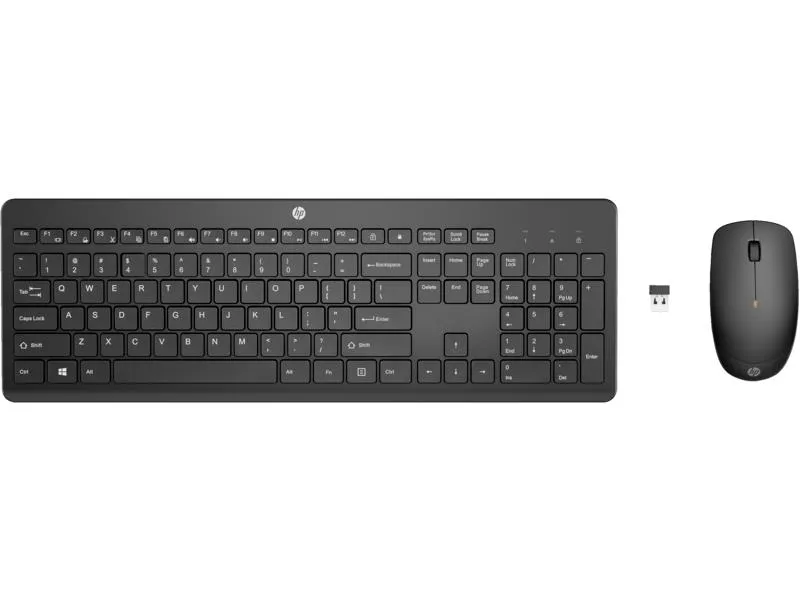 Set tastatura si mouse wireless HP 235 Combo cu design modern