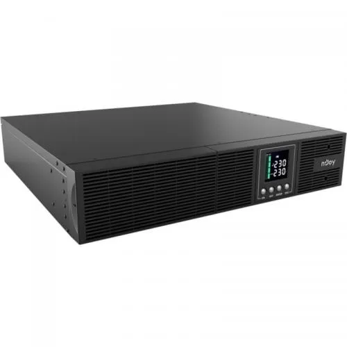 UPS Njoy Aster 2000 online cu display LCD și 8 porturi IEC