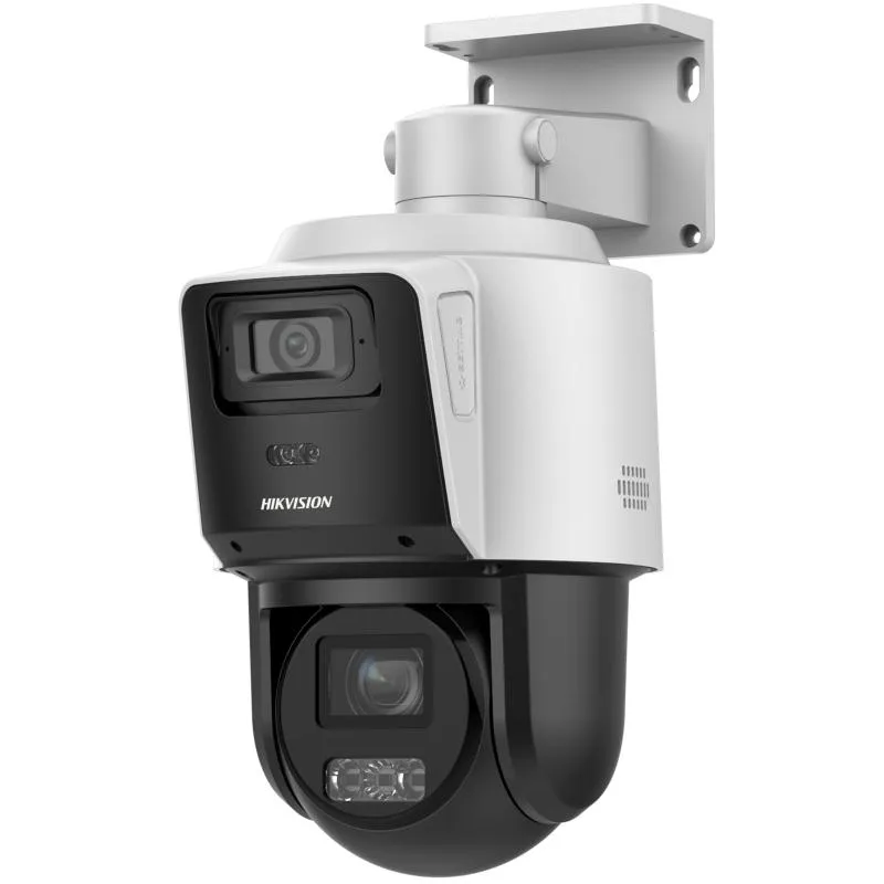 Cameră PTZ Hikvision 4MP+4MP cu zoom 4X și POE