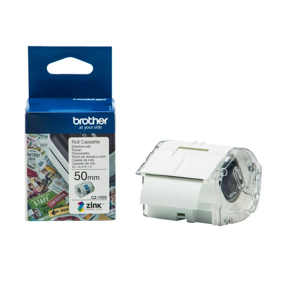 Bandă continuă hârtie colorată Brother CZ1005 50mm
