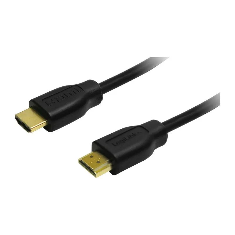 Cablu HDMI Logilink 5 metri cu conectori auriti negru