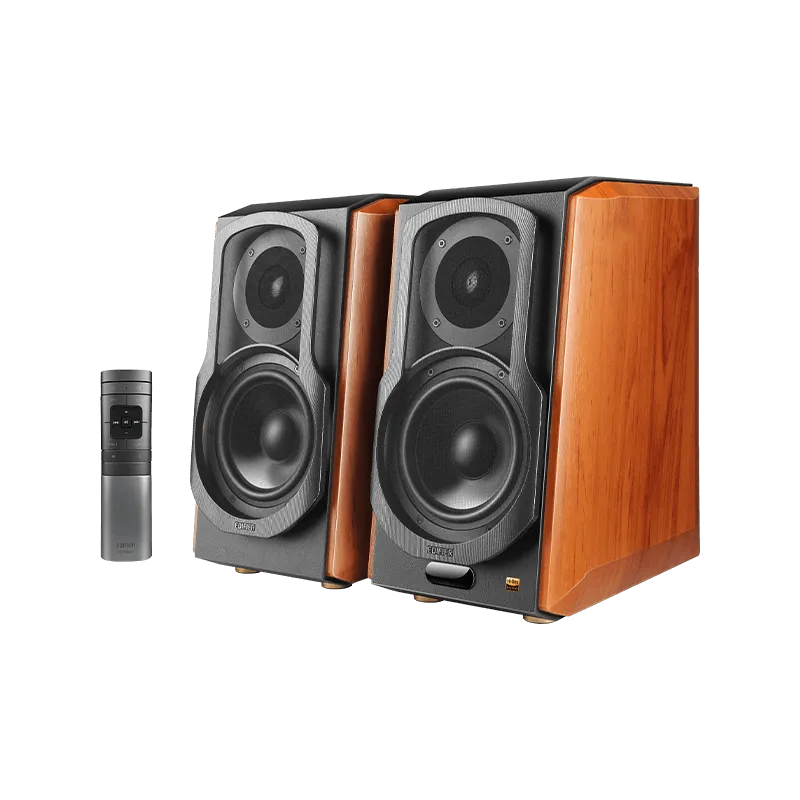 Boxă Edifier 2.0 S1000W-BR maro cu telecomandă wireless