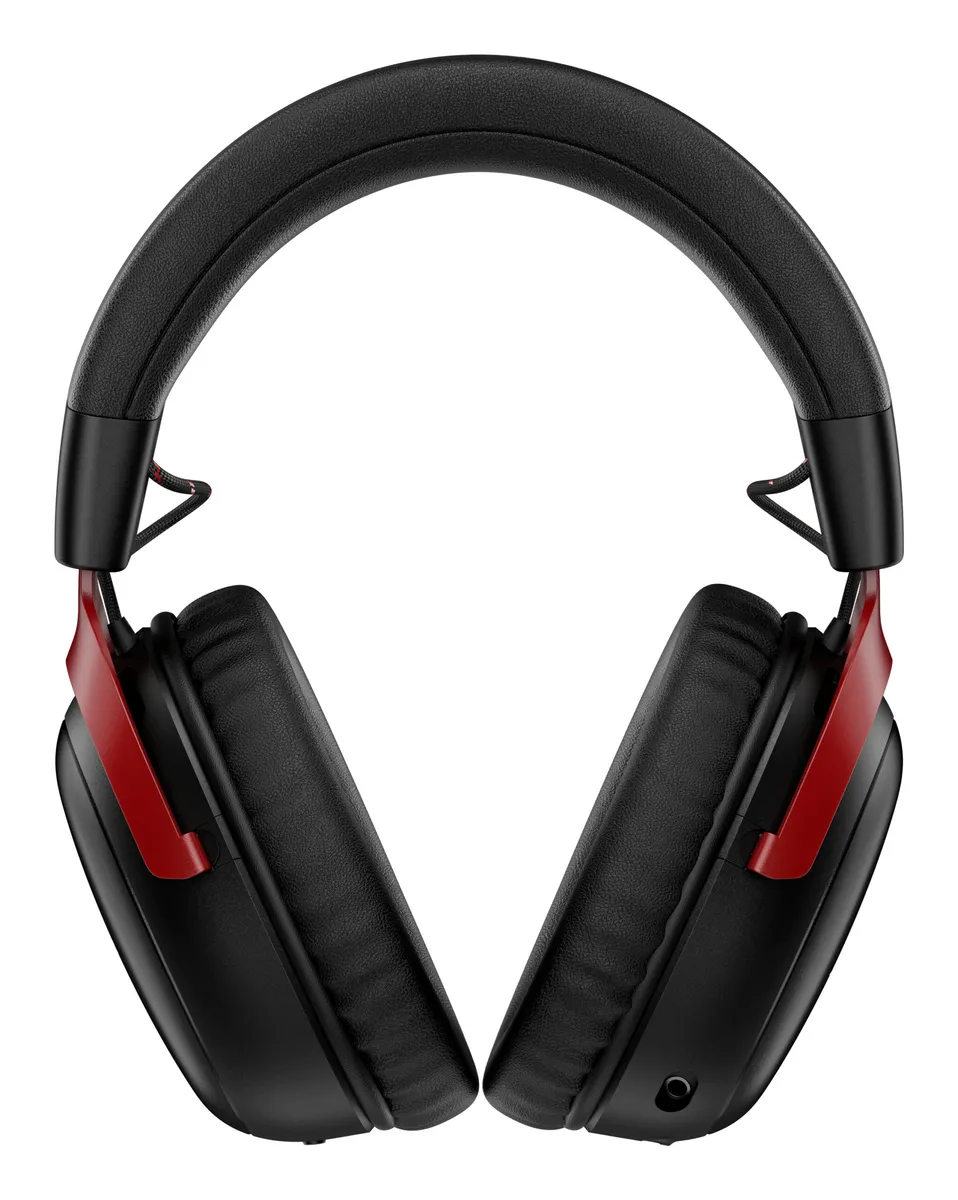 Căști HP HyperX Cloud III S Wireless în culoare roșie cu microfon detașabil