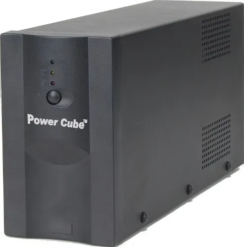 UPS GEMBIRD Line Int. cu sin. simulata, fara management, Tower, LED, 650VA/390W, AVR, 2x IEC, baterie 1x 12V/7Ah, incarcare pana la 12h, "UPS-PC-652A" (timbru verde 4 lei)