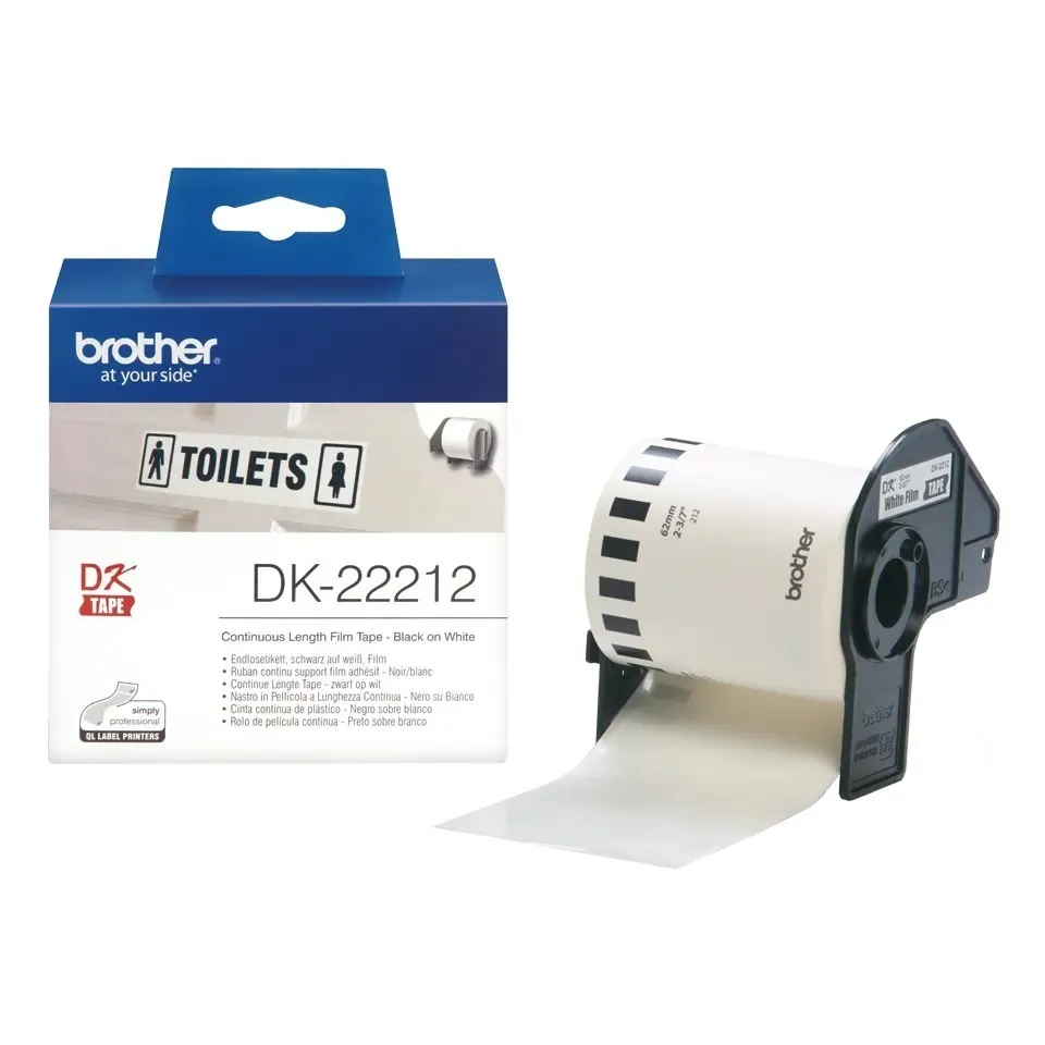 Bandă continuă Brother DK22212 pentru etichete 62x15mm