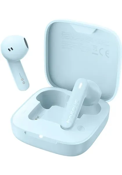 Căști wireless Baseus Bowie E16 TWS albastru cu carcasă de încărcare