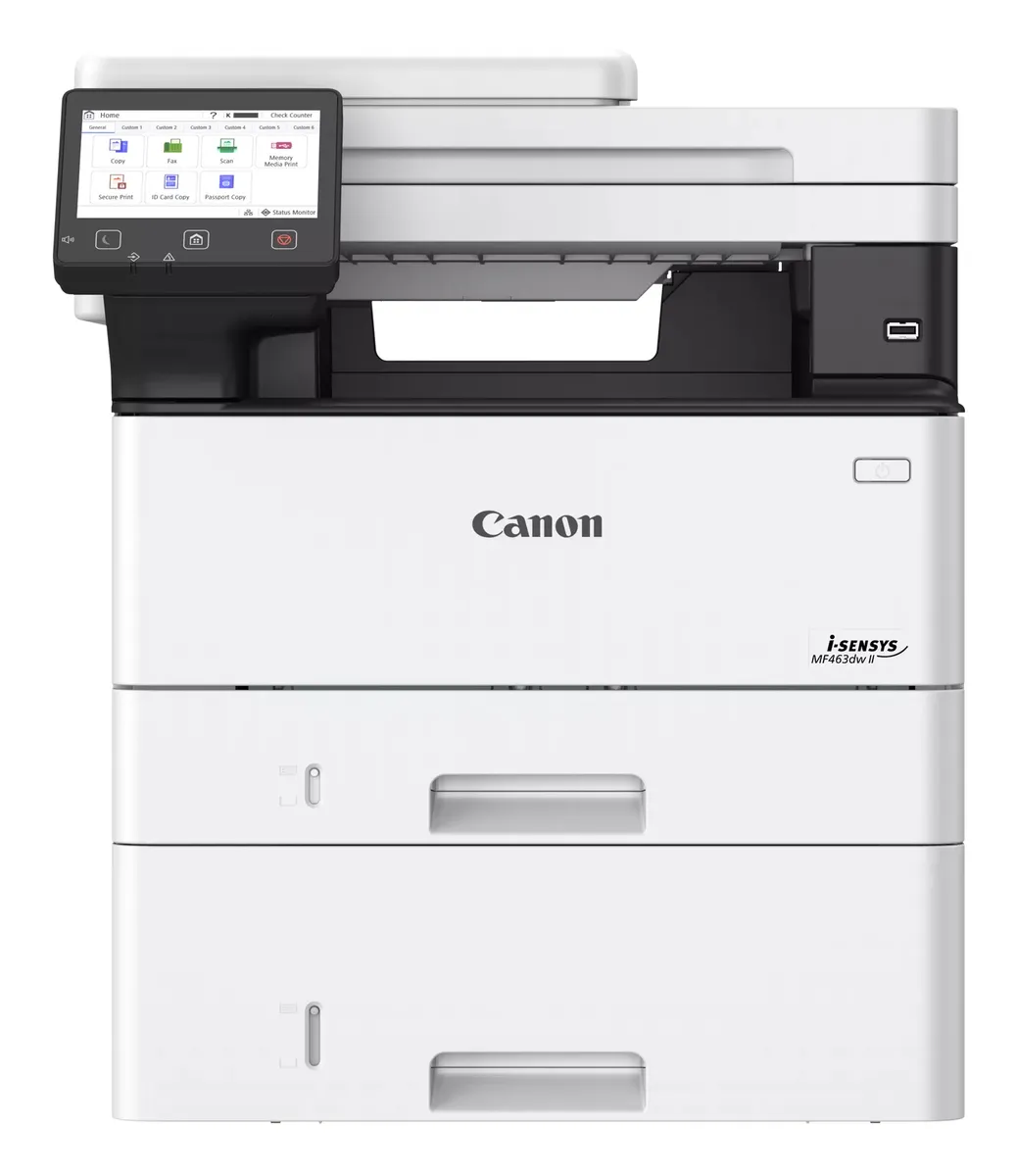 Multifunctional laser Mono Canon MF463DW II, A4, Functii: Impr.|Scan.|Cop., Viteza de Printare Monocrom: 40 ppm, Conectiv:USB|Ret|WiFi, Duplex:Da, ADF:ADF(Timbru Verde 23lei) "7188C008AA"