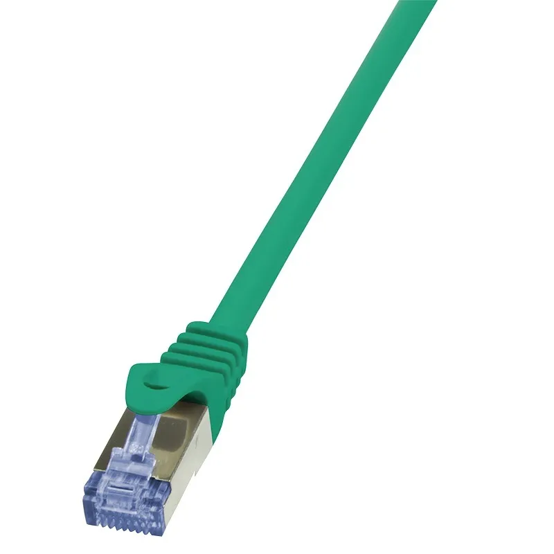 Cablu Patch Cord S/FTP Cat6a Logilink 1m verde dublu ecranat