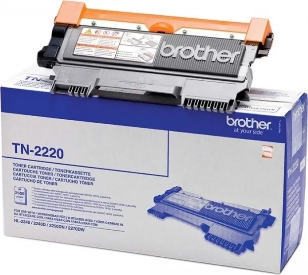 Toner original Brother TN2220 negru pentru imprimante HL-2240 și DCP-7060