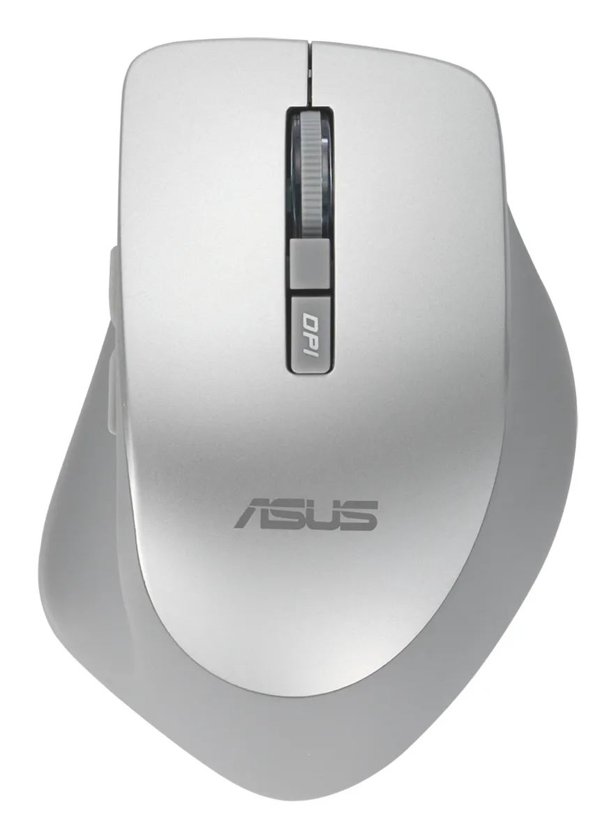 Maus wireless Asus WT425 Optical Silver cu design ergonomic