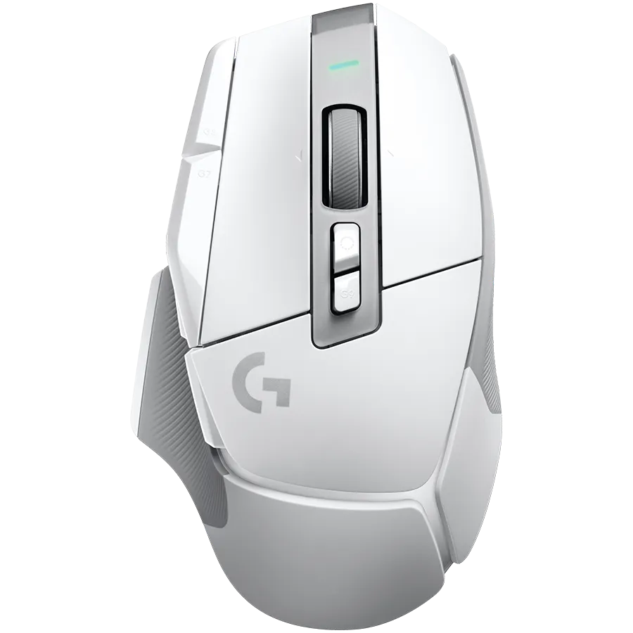 Mouse gaming Logitech G502 X Lightspeed wireless alb cu senzor precision