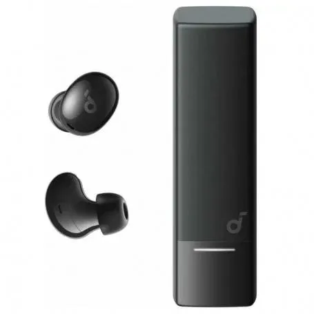 Căști TWS Anker Soundcore A30i negre, tip butoni, cu caz de încărcare