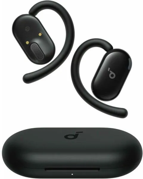 Căști TWS Anker Soundcore V20i negre cu carcasă de cărcare