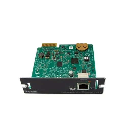 Modul management rețea APC AP9640 cu porturi Gigabit Ethernet și USB