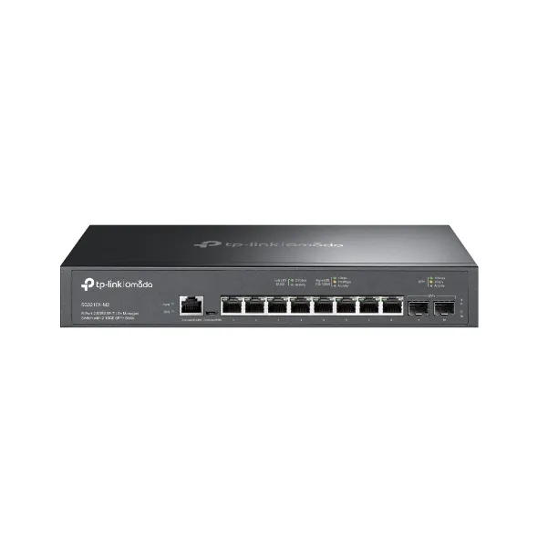 Switch TP-Link SG3210X-M2 cu 8 porturi 2.5G și 2 porturi SFP+ 10G
