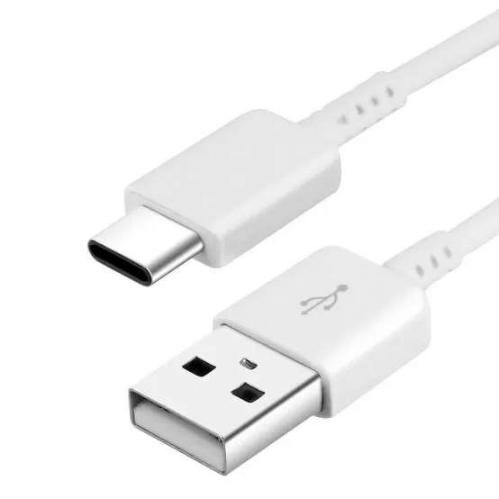 Cablu USB-C Samsung EP-DW700CWE alb 1,5 metri cu Quick Charge