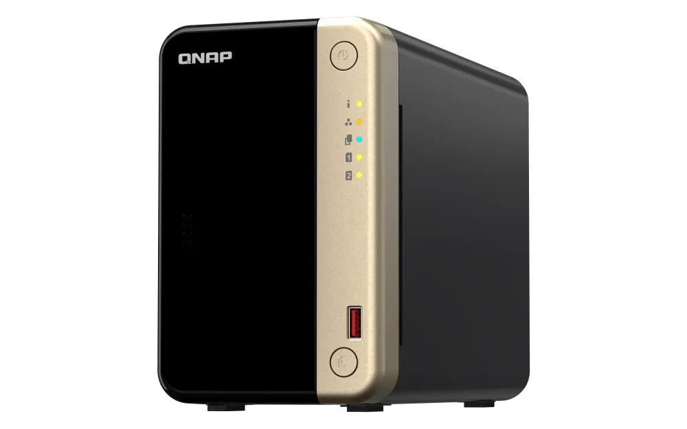 NAS QNAP TS-264 8GB stocare rețea 2 sloturi hard disk
