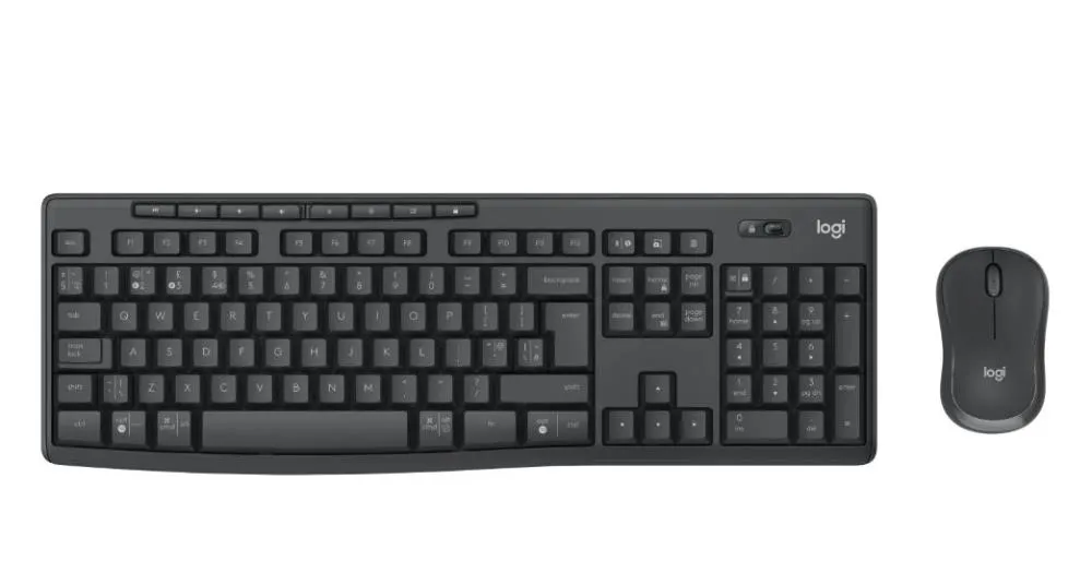 Set tastatură și maus Logitech MK370 wireless negru