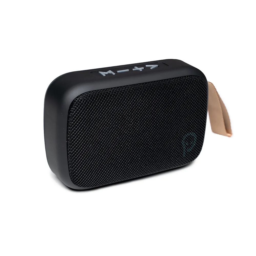 Boxă Bluetooth portabilă Spacer Pocket neagră cu radio FM