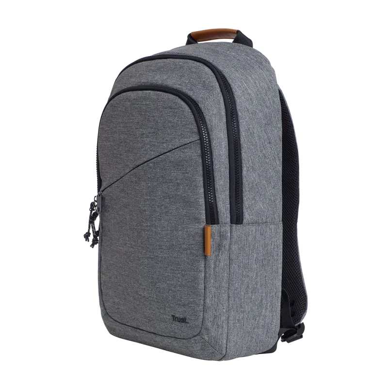 Rucsac laptop Trust Avana 16 inch gri cu compartiment protejat