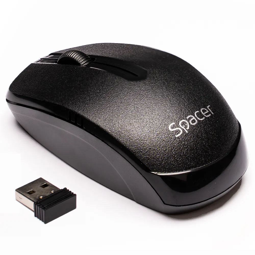 Maus wireless Spacer negru SPMO-161 conectare 2.4GHz