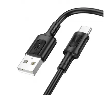 Cablu USB-C Borofone BX111 negru pentru încărcare smartphone