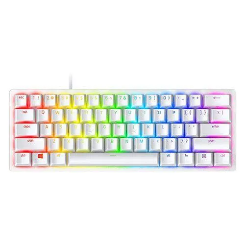 Tastatura gaming Razer Huntsman Mini Mercury negru cu 61 taste