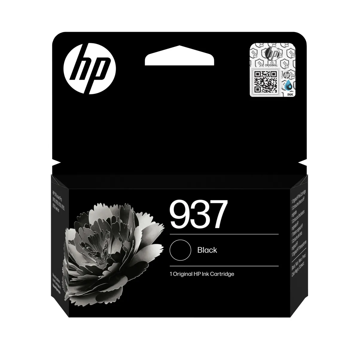 Cartus cerneală original HP 937 negru pentru imprimantă OfficeJet PRO