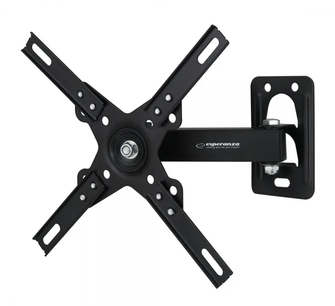 Suport TV perete Esperanza Horus negru pentru ecrane 12-50 inch