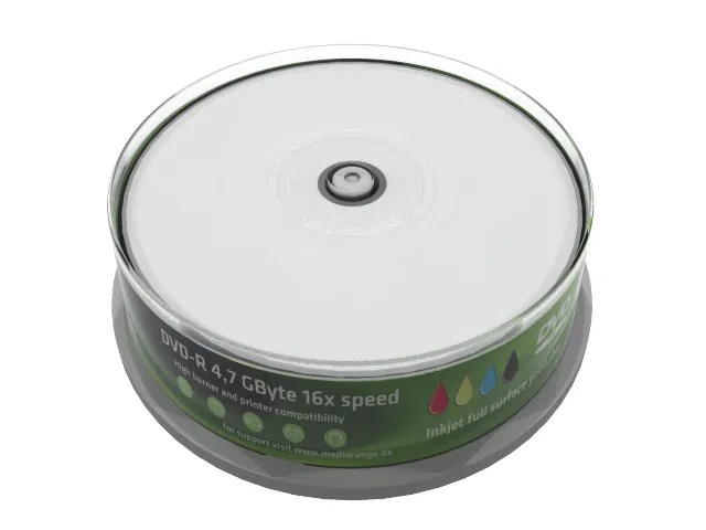DVD-R 16x MediaRange Cake25 set 25 discuri stocare