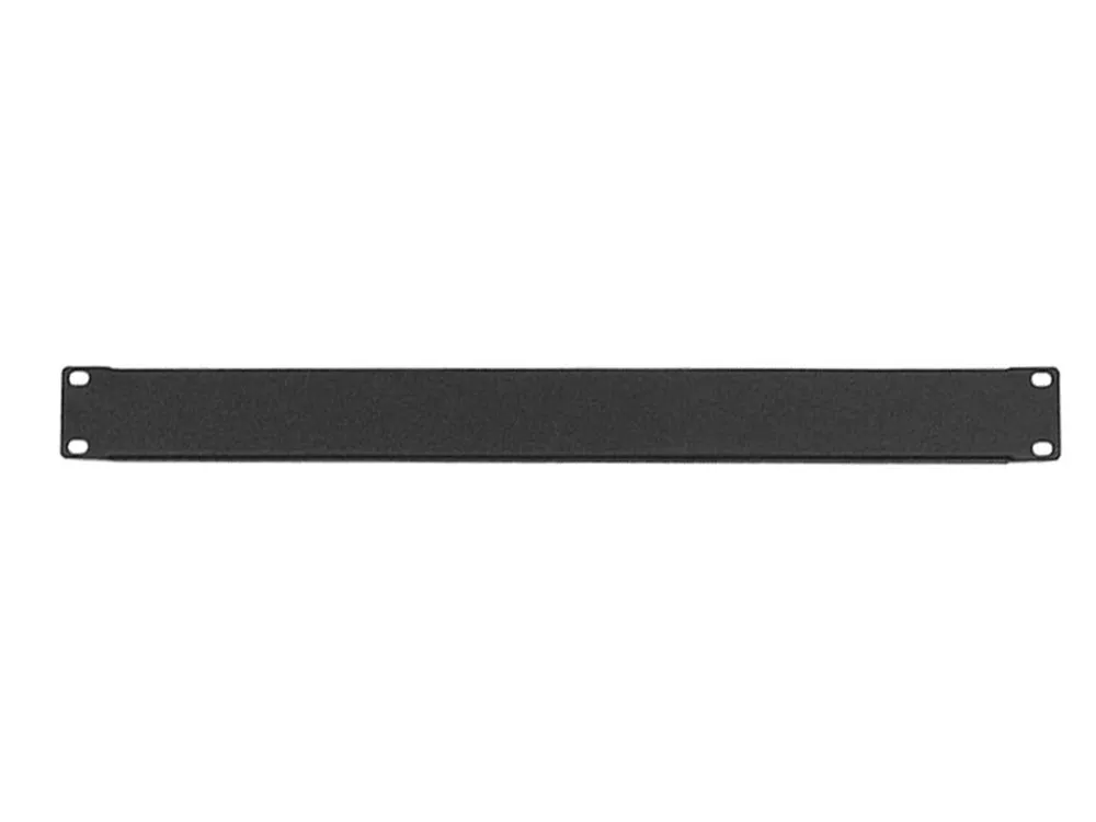Panou gestionare cabluri SPACER 19 inch 1U negru, tip masca blank