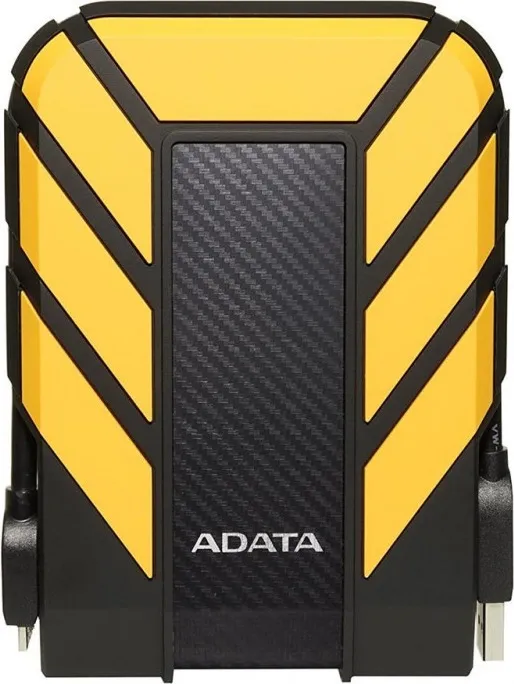 Hard disk extern Adata HD710 Pro 1TB galben cu interfață USB 3.0