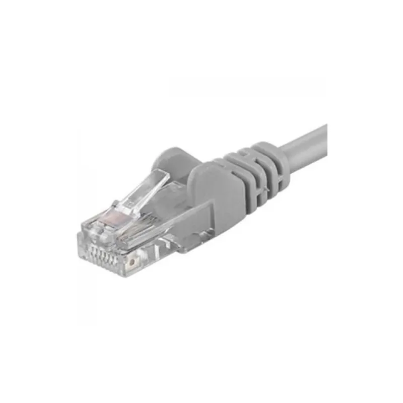 Cablu patchcord UTP Cat.5e 15m gri cu conectori RJ45 PremiumCord