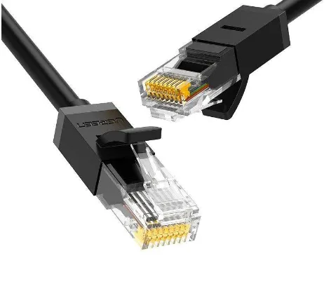 Cablu Patch UTP Cat6 Ugreen NW102 15m negru cu conectori RJ45