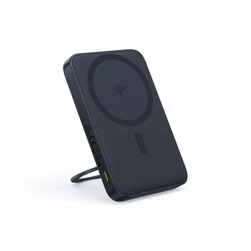 Baterie externă Baseus PicoGo Qi2 neagră cu magnet pentru iPhone