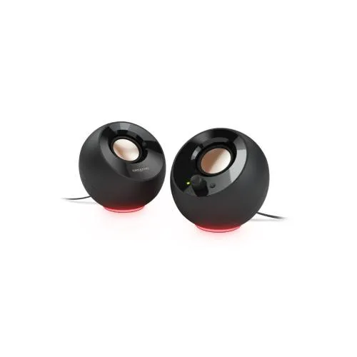 Boxă portabilă Creative Pebble SE cu design compact negru